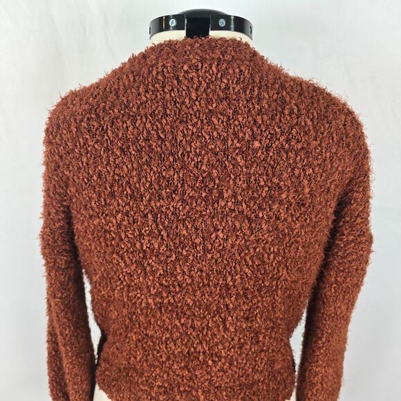 Shein Cardigan Women's One Size (large) Copper Button Closure Long Sleeve V-Neck - Picture 6 of 16